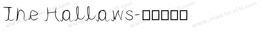 The Hollows字体转换